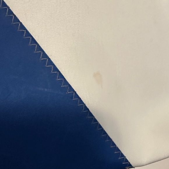 Blue and White Cosmetic Bag - Picture 4 of 5